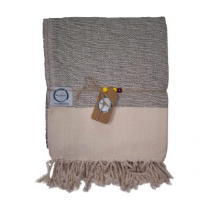 Strandtuch & Badetuch "Ecobain Rugged Towel" mountain grey