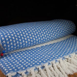 Ecoplaid Piqué Blau