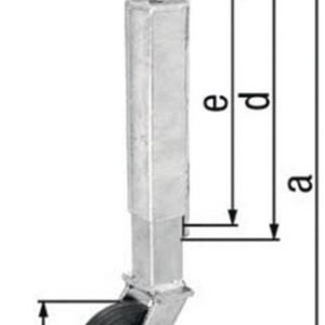 Torlaufrolle STA verz. Tore b. 70kg 400mm GAH
