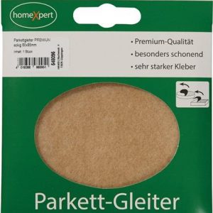 Parkettgleiter Premium 80 x 95mm Filz natur eck.selbstkl.