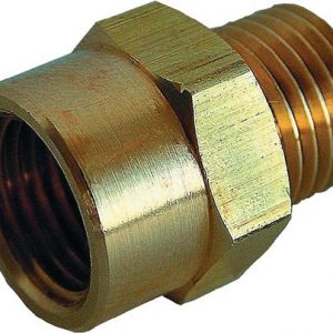 Doppelgewindenippel MS AG G 1/2 IG G 1/8 EWO, 1 Stück