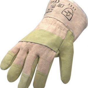 Handschuhe Top Gr.12 gelb Schweinsvollleder EN 388 PSA II ASATEX - VPE: 12