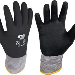 Handschuhe Hit Flex V Gr.10 schwarz/grau EN 388 PSA II ASATEX - VPE: 12