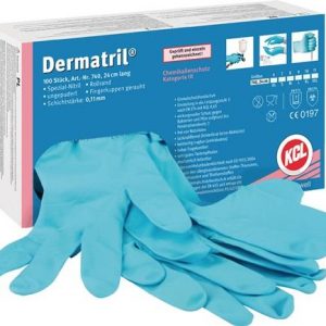 Einw.-Handsch.Dermatril 740 Gr.11 blau Nitril 100 St./Box
