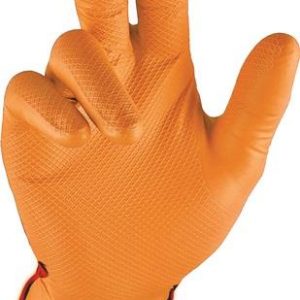Einweghandschuh Grip Orange Gr.10 orange Nitril 50 St./Box