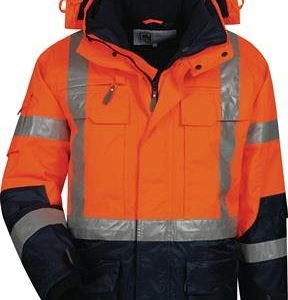 Warnschutzparka Wallace Gr.XL orange/marine ELYSEE