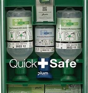 QuickSafe Box Basic befüllt PLUM