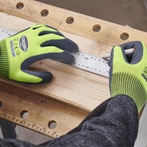 Handschuhe Flexter Gr.8 neogelb/grau EN 388 PSA II 12 PA - VPE: 12