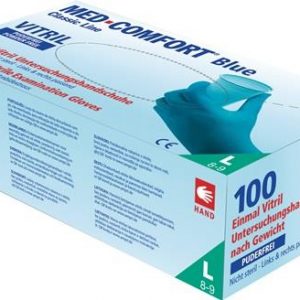 Einweghandschuh Med Comfort Blue Vitril Gr.L blau Vinyl-Nitril Gem. 100 St./Box