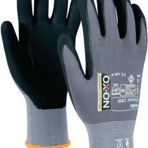 Handschuh Flexibl Advanced 1900 Gr.9 schwarz/hellgrau EN388 EN420+A1 EN407 PSAII - VPE: 12