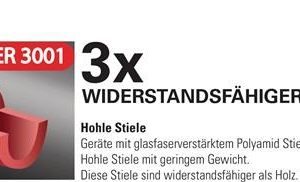 Dunggabel Zinken-L.320mm 4 Zinken Fiberglas T-Stiel 3001 G.1630g POLET