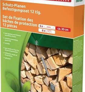 Schutzplanen Bef-set.6 Spannfedern u.6 Holzkrallen L.30cm WINDHAGER