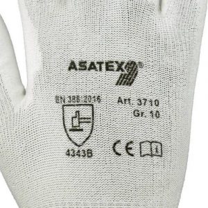 Schnittschutzhandschuhe Gr.7 weiß EN 388 PSA II 10 PA - VPE: 10