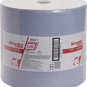 Wischtuch WYPALL L30 7359 L380xB350ca.mm blau 3-lagig 1000 Tü./Rl.