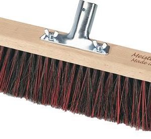 Besen Arenga/Elaston-Mix L.600mm Metallstielhalter Flachholz Stielhalter-D.28mm