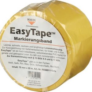 Bodenmarkierungsband Easy Tape PVC gelb L.33m B.75mm Rl.ROCOL