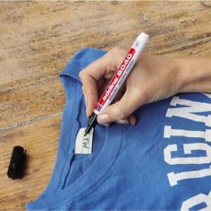 edding Wäschemarker 8040 4-8040001 1mm Rundspitze schwarz