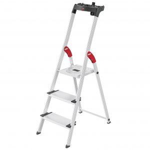 HAILO Alu-Sicherheits-Stehleiter ComfortLine L80 3Stufen