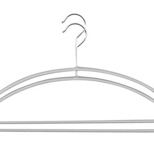 MAWA Kombi-Bügel Economic mit Steg Metall 40cm silber 2er Pack