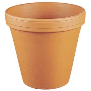 SPANG Blumentopf Ton Ø22cm konisch natur